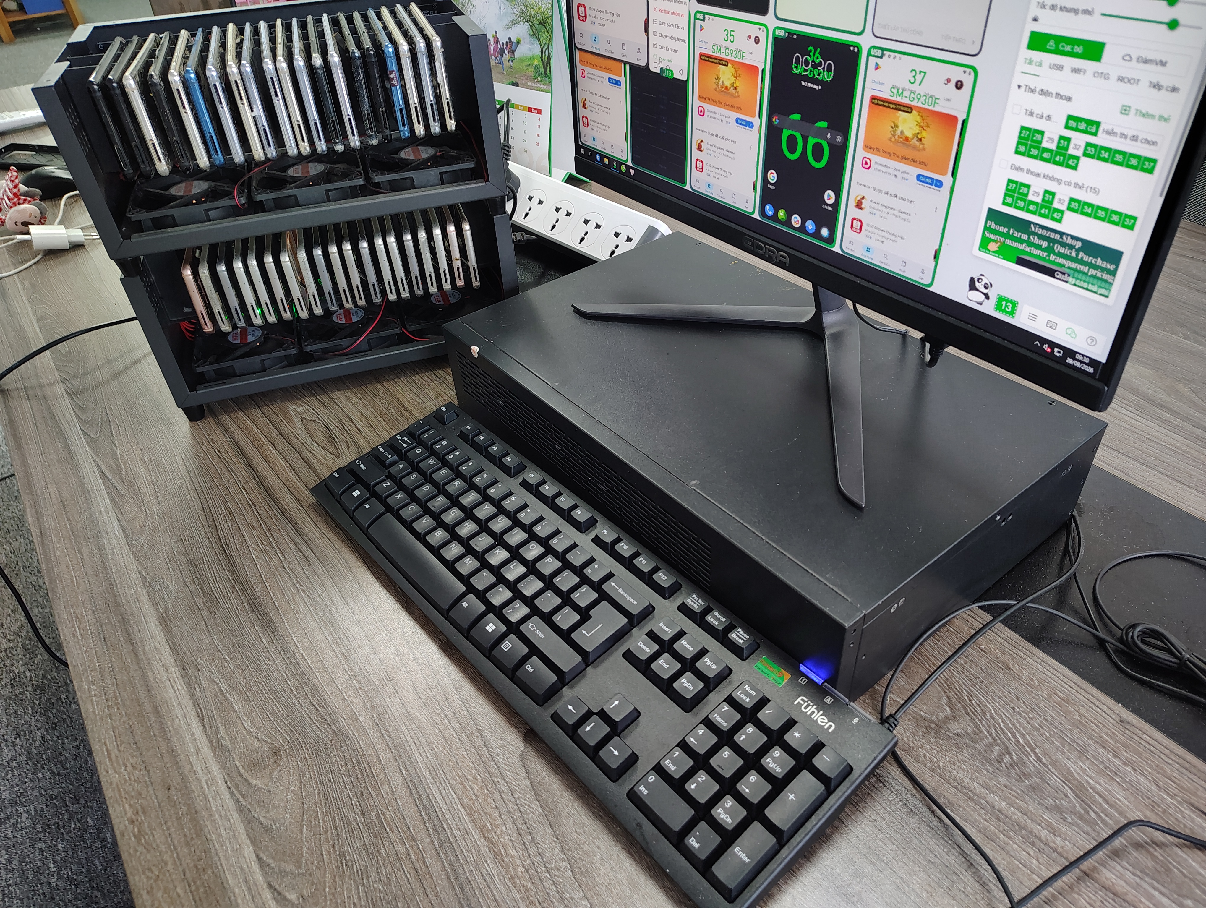 Lắp Đặt Box Phone Farm Tại Đường Tam Trinh – Hoàng Mai